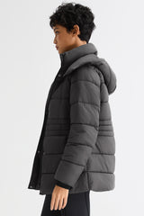 Orolay Hooded Quilted Everyday Puffer Jacket #color_gray