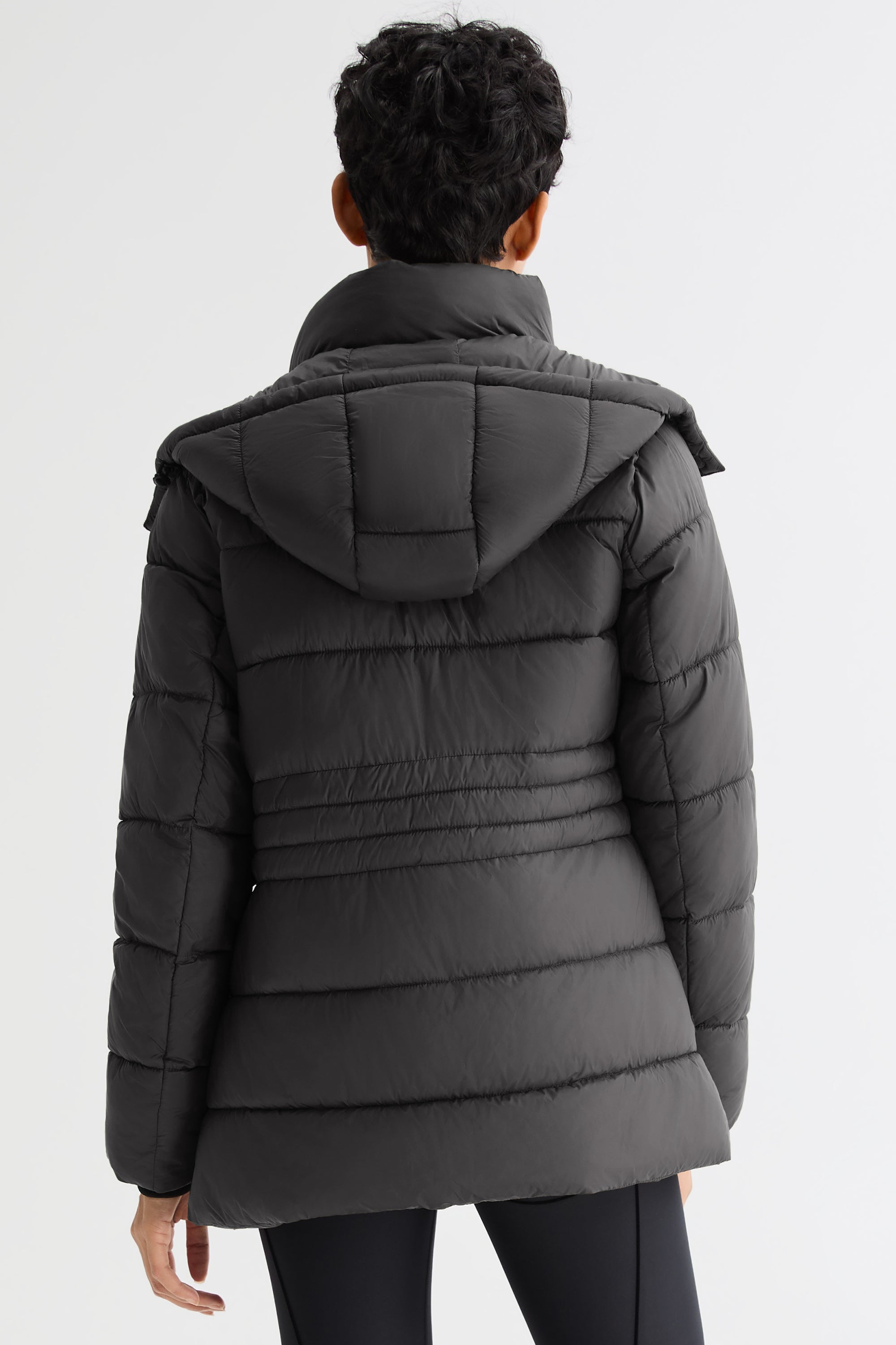Orolay Hooded Quilted Everyday Puffer Jacket #color_gray