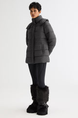 Orolay Hooded Quilted Everyday Puffer Jacket #color_gray
