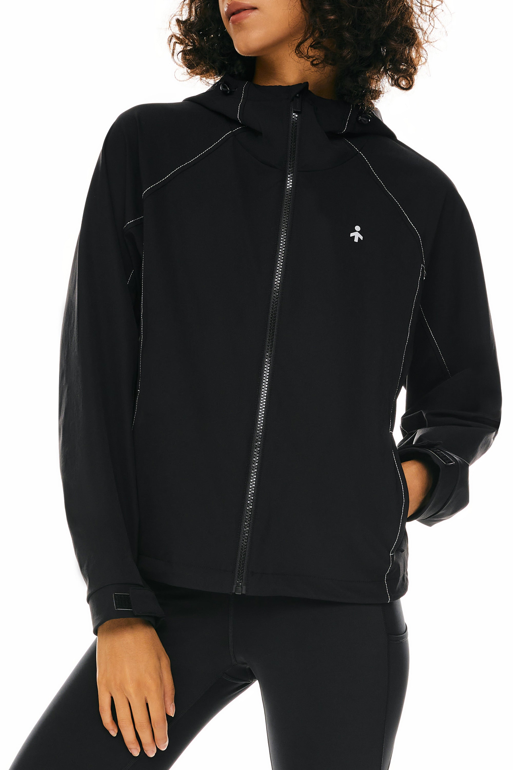 Lightweight Full Zip Jacket-Orolay, #color_Black
