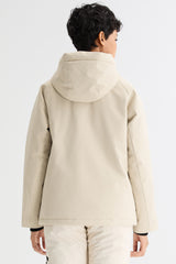 Lightweight Cropped Everyday Parka Jacket orolay #color_beige
