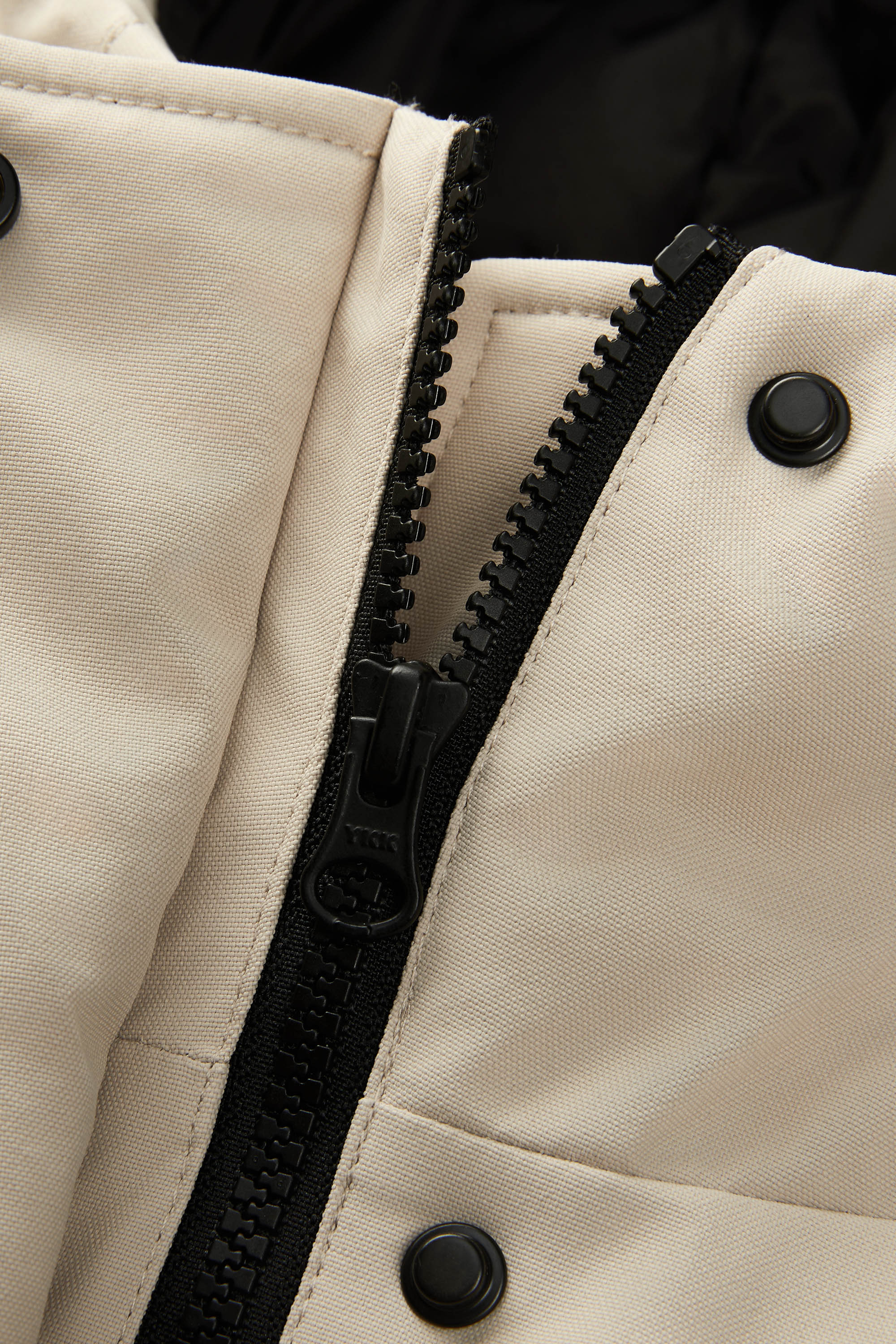 Lightweight Cropped Everyday Parka Jacket orolay #color_beige