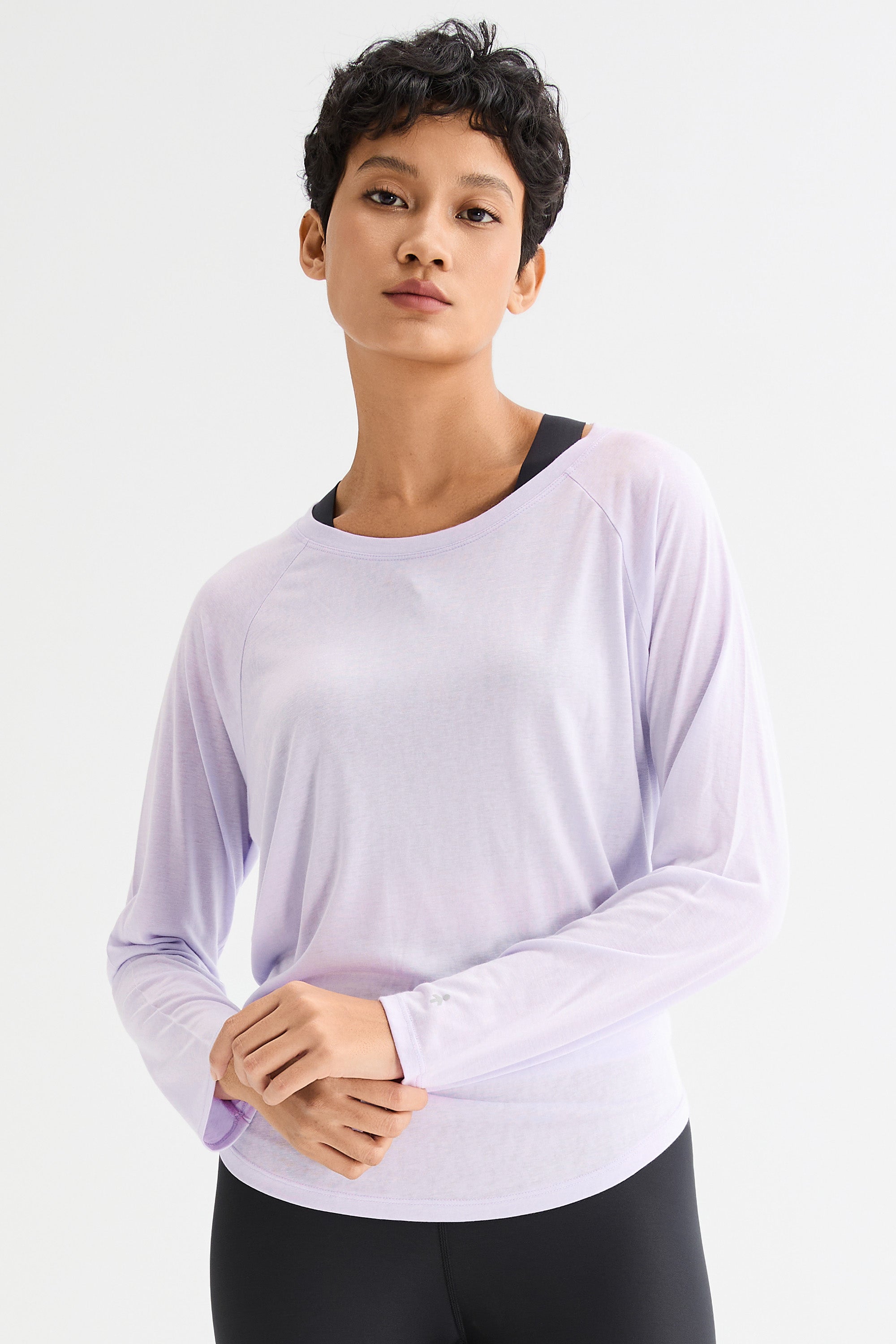 Orolay-Lightweight Long Sleeve Top-Lightweight Long Sleeve Top - Orolay, #color_Purple