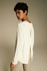 Orolay-Lightweight Long Sleeve Top-Lightweight Long Sleeve Top - Orolay, #color_White