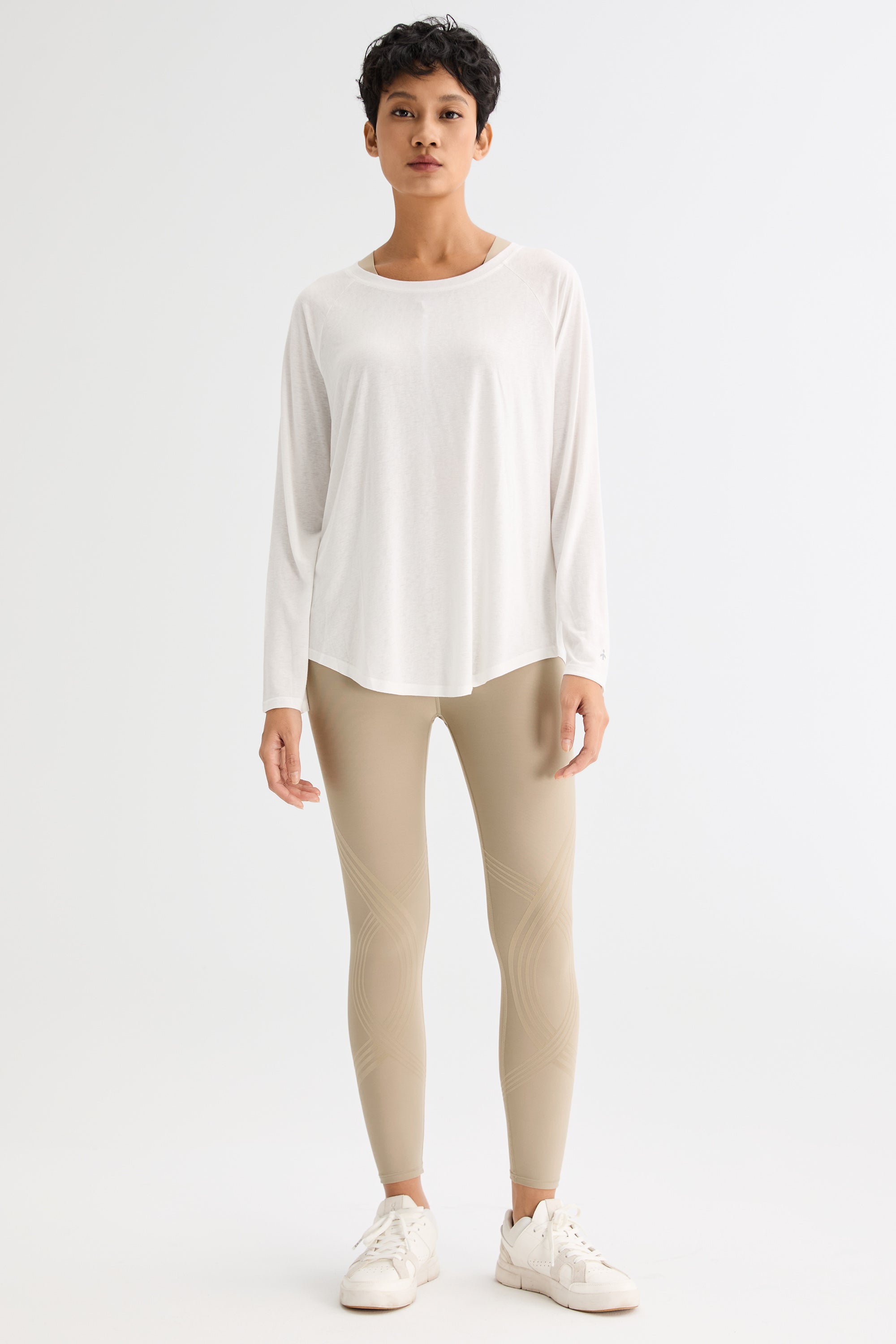 Orolay-Lightweight Long Sleeve Top-Lightweight Long Sleeve Top - Orolay, #color_White