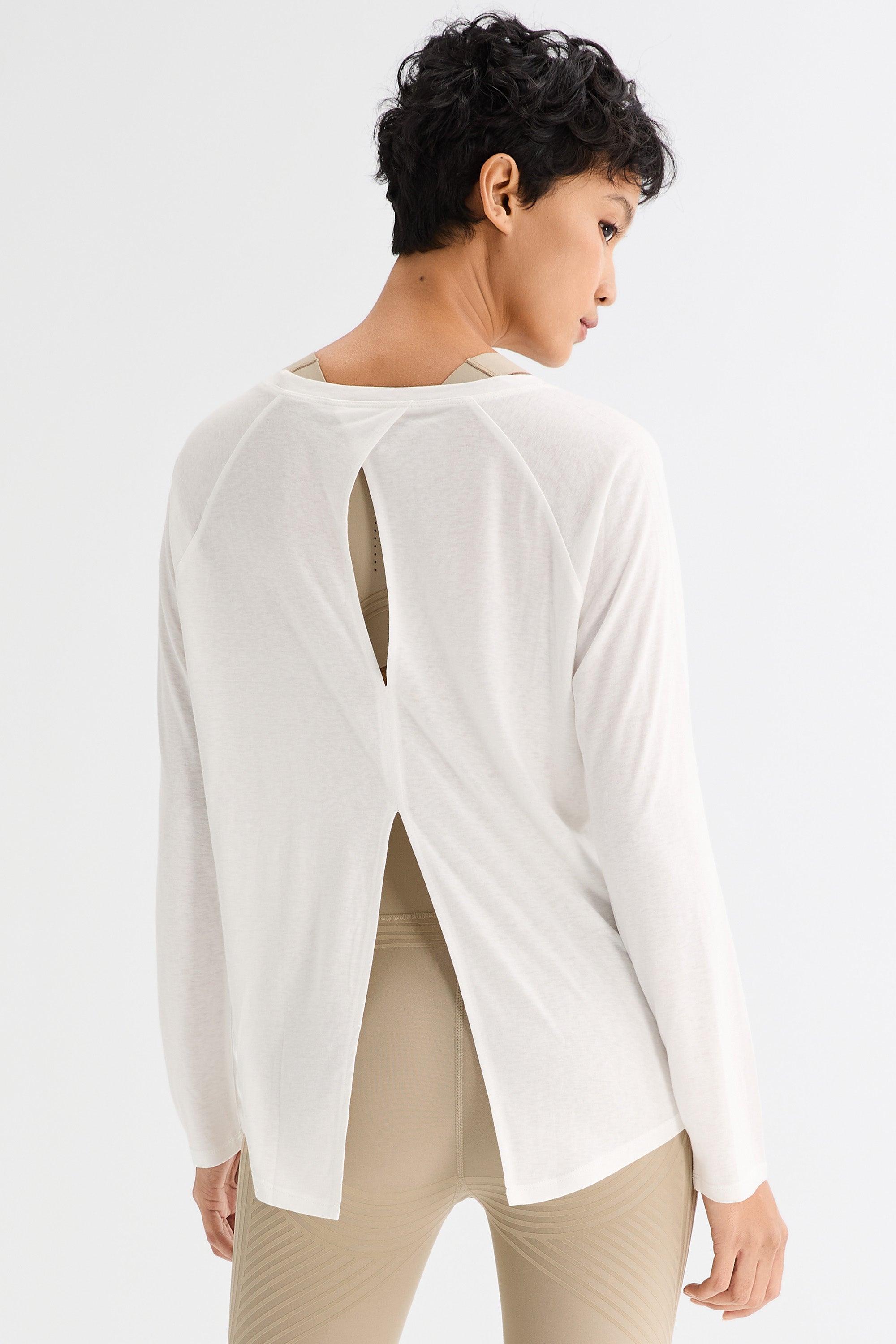 Orolay-Lightweight Long Sleeve Top-Lightweight Long Sleeve Top - Orolay, #color_White