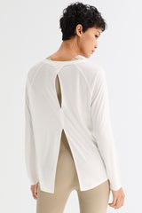 Orolay-Lightweight Long Sleeve Top-Lightweight Long Sleeve Top - Orolay, #color_White