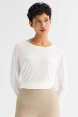Orolay-Lightweight Long Sleeve Top-Lightweight Long Sleeve Top - Orolay, #color_White