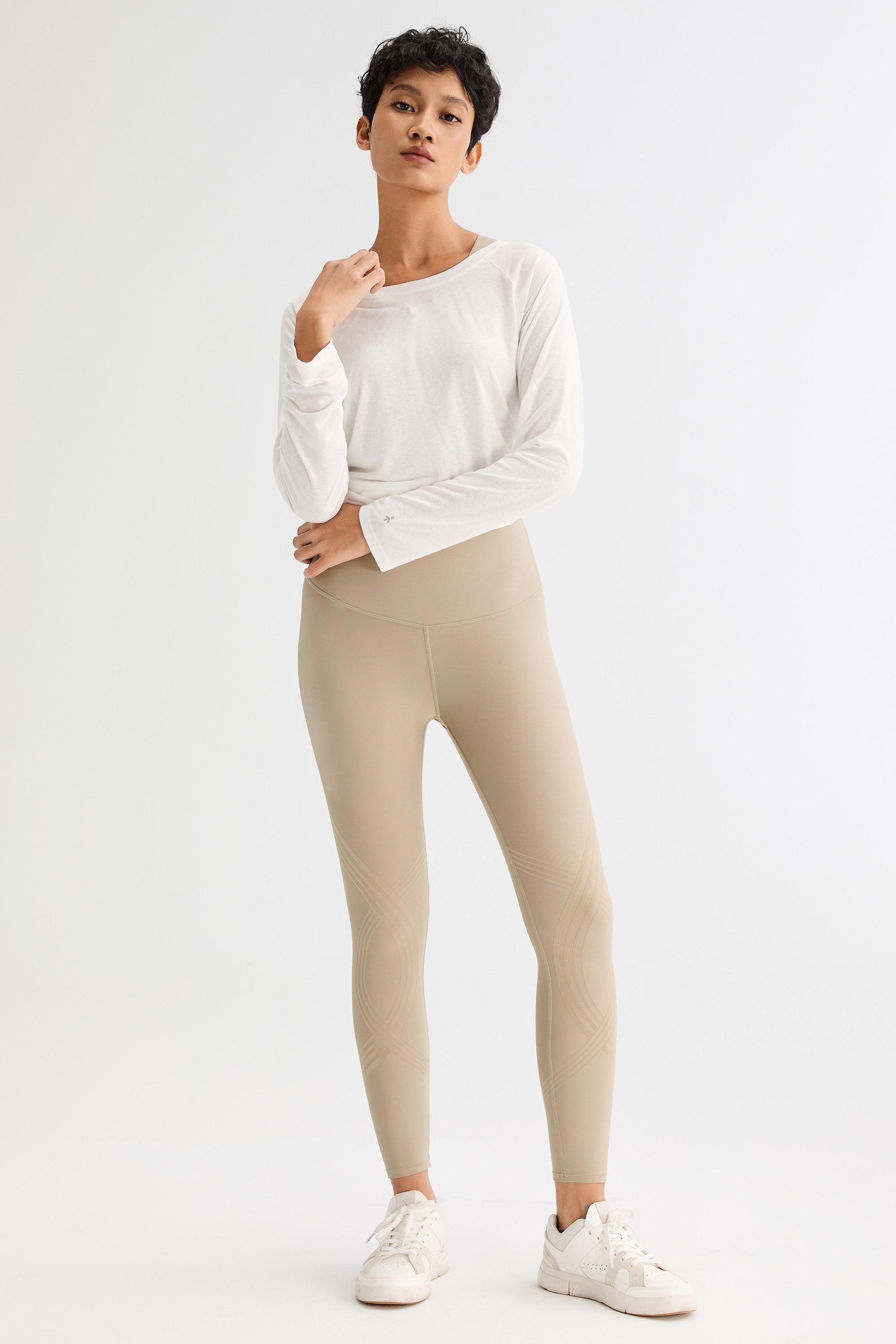 Orolay-Lightweight Long Sleeve Top-Lightweight Long Sleeve Top - Orolay, #color_White