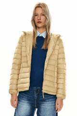 Orolay-Lightweight Packable Down Jacket with Stand Collar-#color_khaki