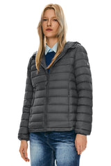 Orolay-Lightweight Packable Down Jacket with Stand Collar-#color_darkgray