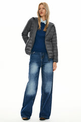 Orolay-Lightweight Packable Down Jacket with Stand Collar-#color_darkgray