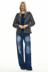 Orolay-Lightweight Packable Down Jacket with Stand Collar-#color_darkgray