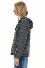 Orolay-Lightweight Packable Down Jacket with Stand Collar-#color_darkgray