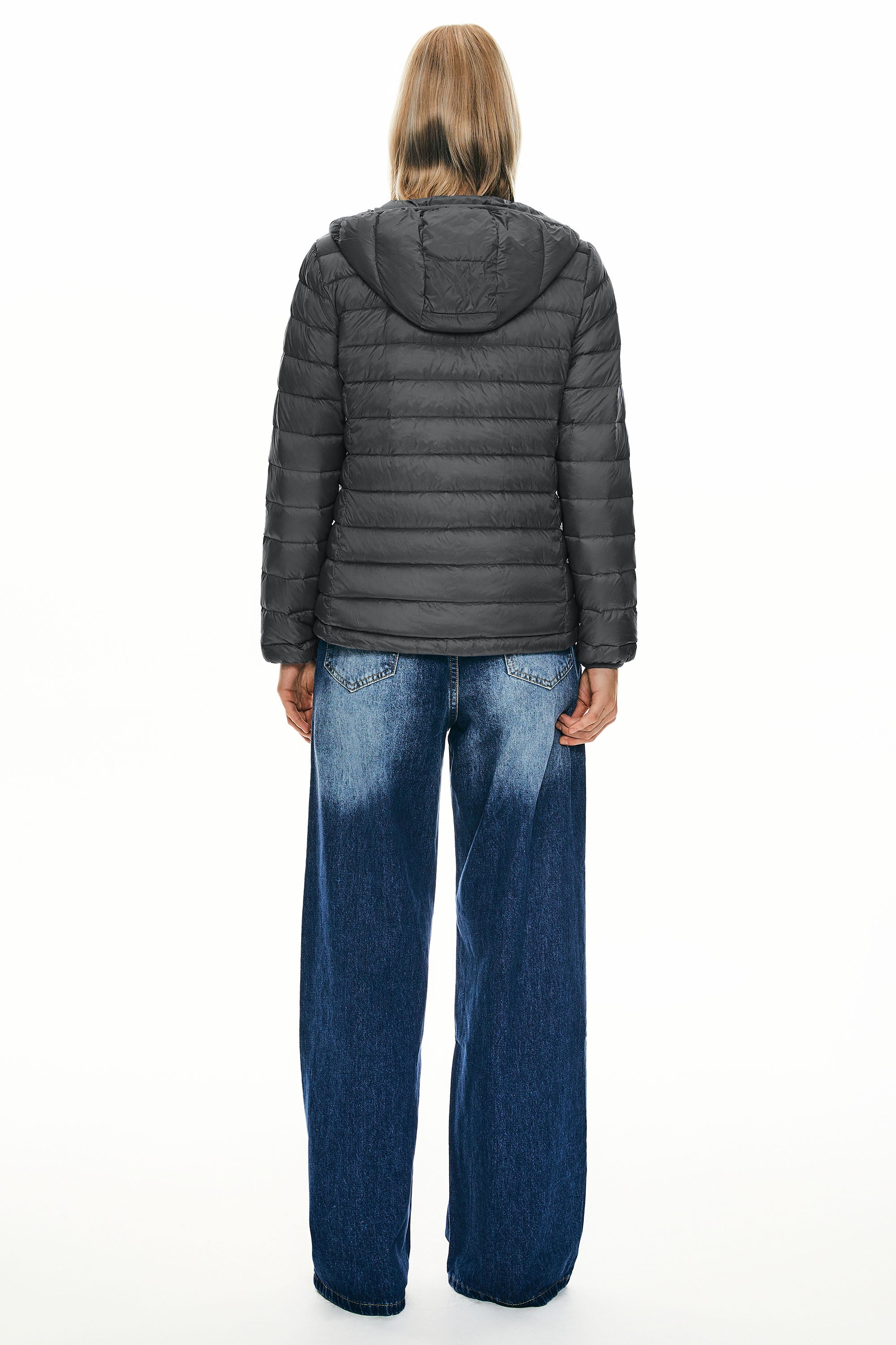 Orolay-Lightweight Packable Down Jacket with Stand Collar-#color_darkgray