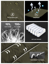 Orolay-Lightweight Packable Down Jacket with Stand Collar-#color_Black,True Blue,Sea Turtle,