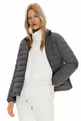 Orolay-Lightweight Packable Down Jacket with Stand Collar-#color_darkgray