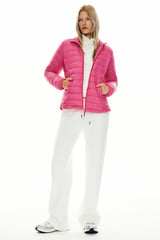 Lightweight Quilted Packable Down Jacket - Orolay, #color_Pink