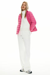 Lightweight Quilted Packable Down Jacket - Orolay, #color_Pink