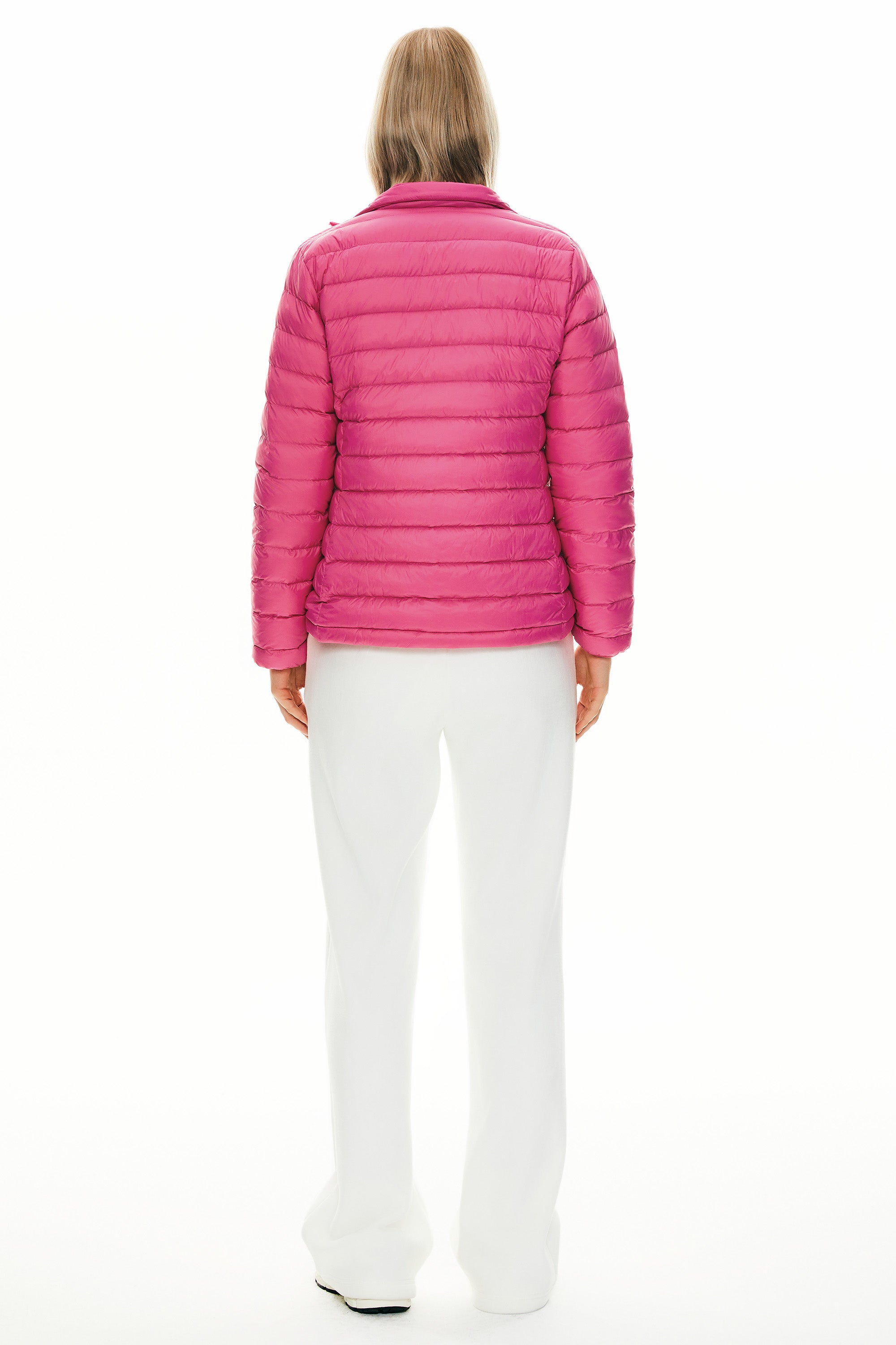 Lightweight Quilted Packable Down Jacket - Orolay, #color_Pink
