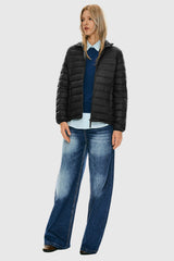 Lightweight Quilted Packable Down Jacket - Orolay, #color_Black