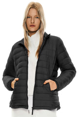 Lightweight Quilted Packable Down Jacket - Orolay, #color_Black