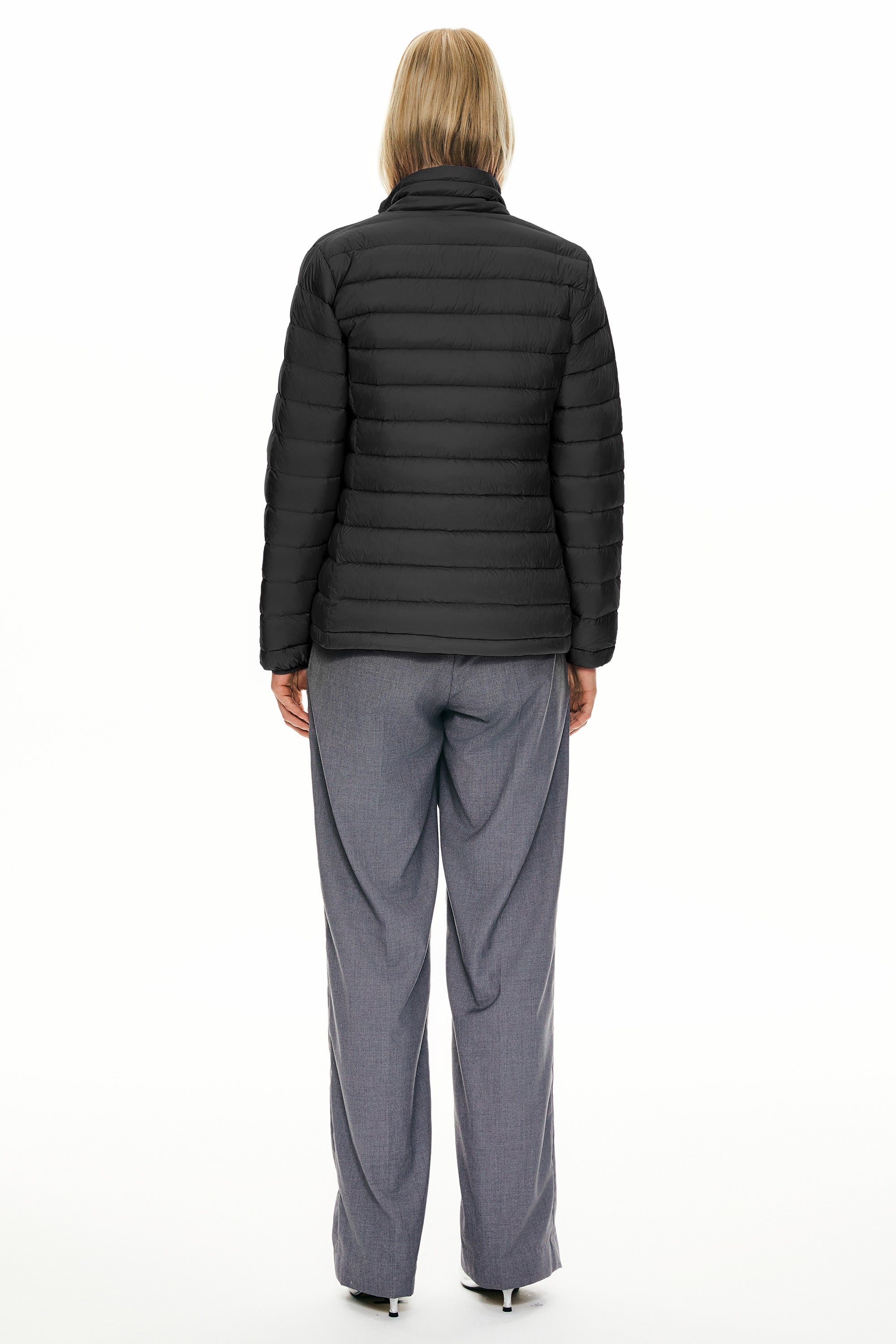 Lightweight Quilted Packable Down Jacket - Orolay, #color_Black