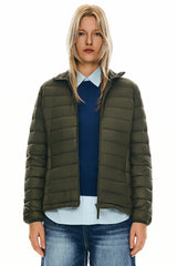 Lightweight Quilted Packable Down Jacket - Orolay, #color_armygreen