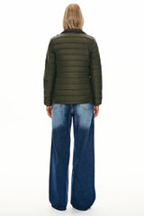 Lightweight Quilted Packable Down Jacket - Orolay, #color_armygreen