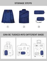 Lightweight Quilted Packable Down Jacket - Orolay, #color_Black,Lightgray,navy,khaki,armygreen,Pink