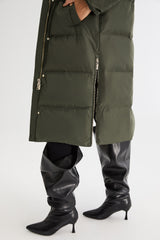 Long Maxi Puffer Thicken Jacket - Orolay, #color_Rosin