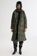 Long Maxi Puffer Thicken Jacket - Orolay, #color_Rosin