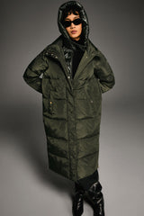 Long Maxi Puffer Thicken Jacket - Orolay, #color_Rosin