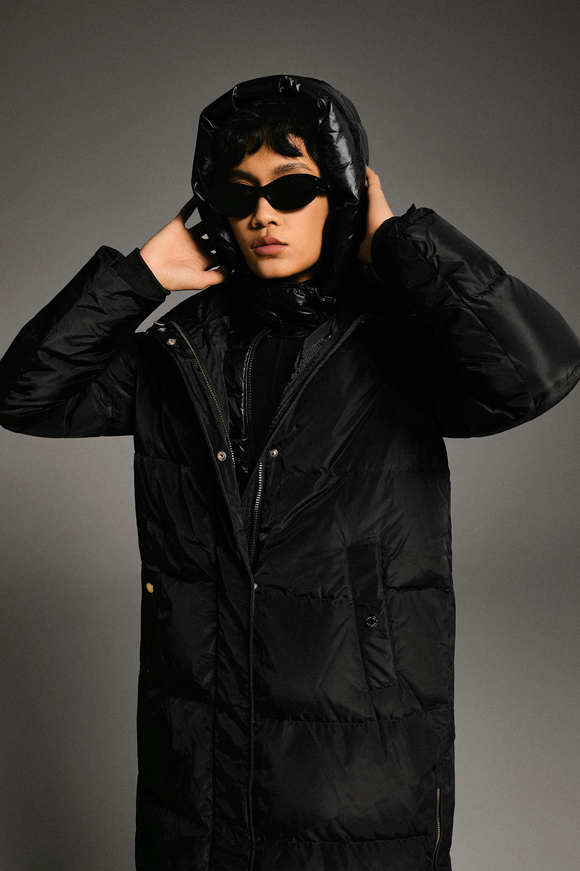 Long Maxi Puffer Thicken Jacket - Orolay, #color_Black