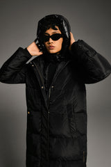 Long Maxi Puffer Thicken Jacket - Orolay, #color_Black