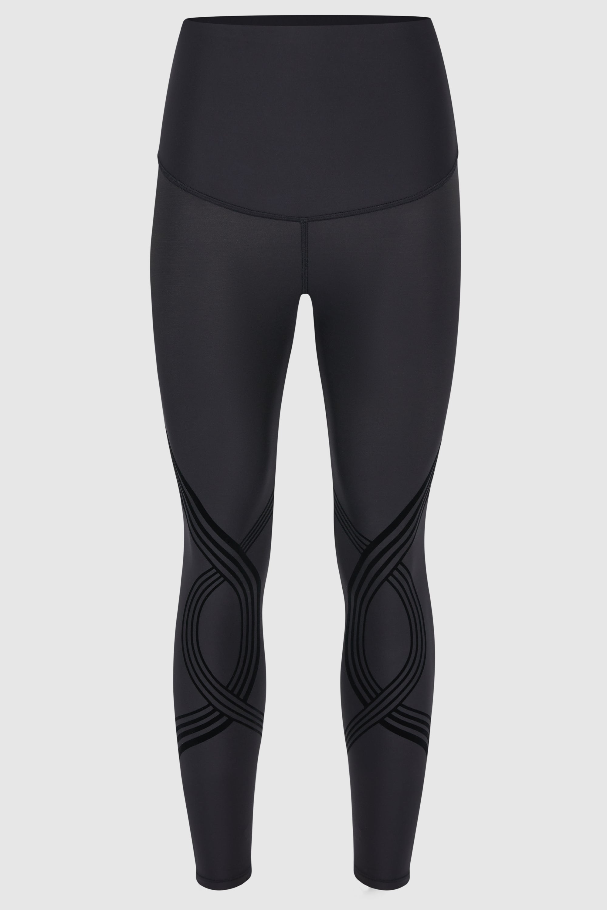 FlexSeam™ High-Waisted Signature 7/8 Leggings #color_black