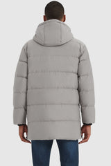 Orolay 092 Classics Hooded Thickened Down Jacket men #color_Gray