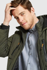 Orolay 092 Classics Hooded Thickened Down Jacket men #color_army green