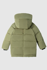 Orolay 092 Classics Kids Thickened Hooded Down Coat #color_green