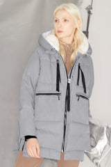Orolay 092 Classics Women's Thickened Down Jacket #color_Gray