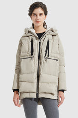 Orolay-092 Classics Women's Thickened Down Jacket-Orolay 092 Classics Women's Thickened Down Jacket #color_beige