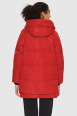 Orolay 092 Classics Women's Thickened Down Jacket #color_Red