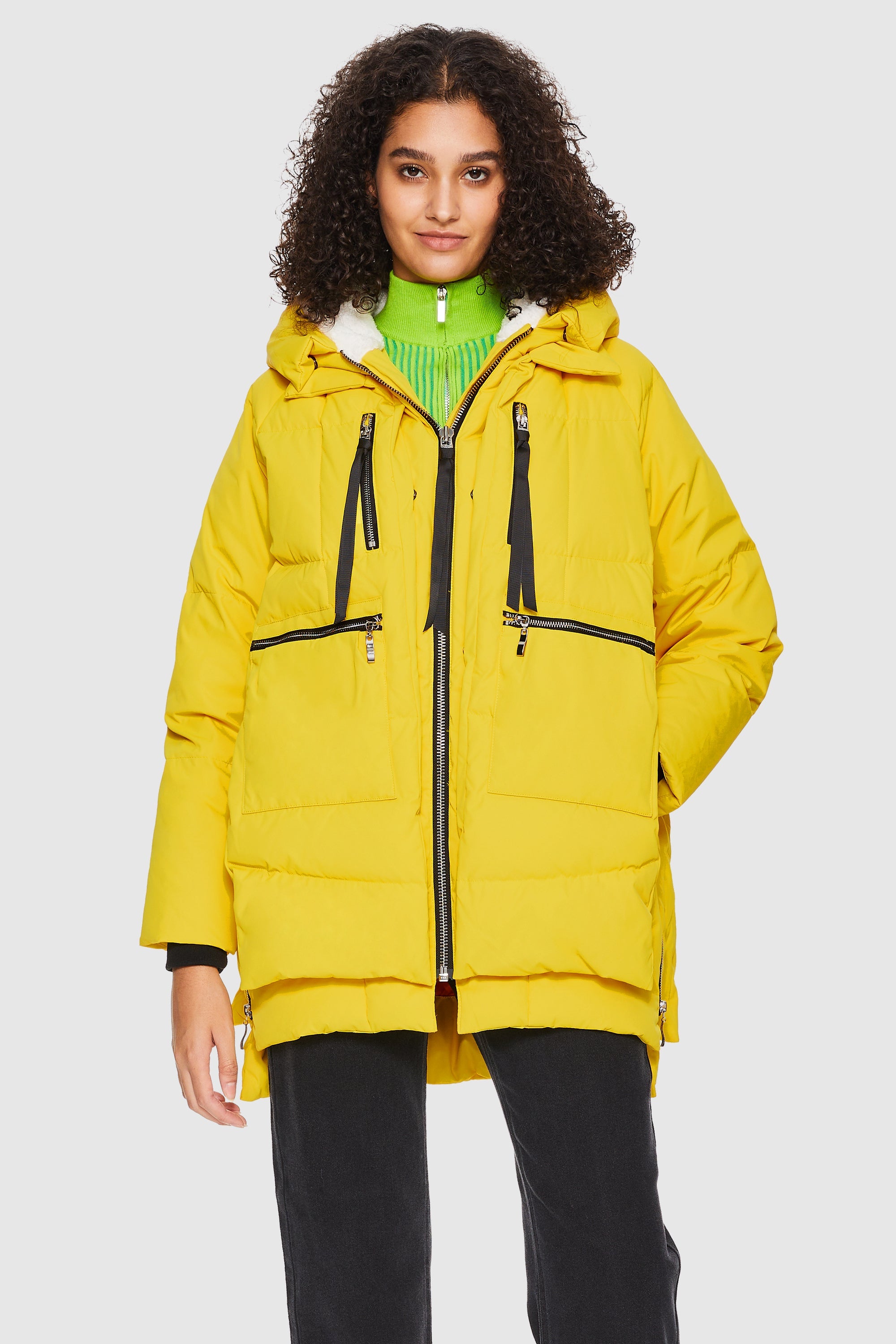 Orolay 092 Classics Women's Thickened Down Jacket #color_yellow