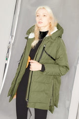 Orolay 092 Classics Women's Thickened Down Jacket #color_Green