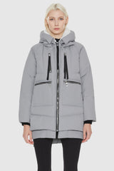 Orolay 092 Classics Women's Thickened Down Jacket #color_Gray