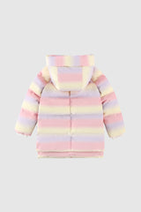 Orolay-092 Colorlay Kids Reflective Down Jacket #color_Pink