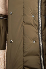 Orolay 092 O-Lab Fleece Down Puffer women #color_olive