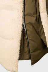 Orolay 092 O-Lab Fleece Down Puffer women #color_olive