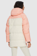 Orolay 092 O-Lab Fleece Down Puffer women #color_Pink