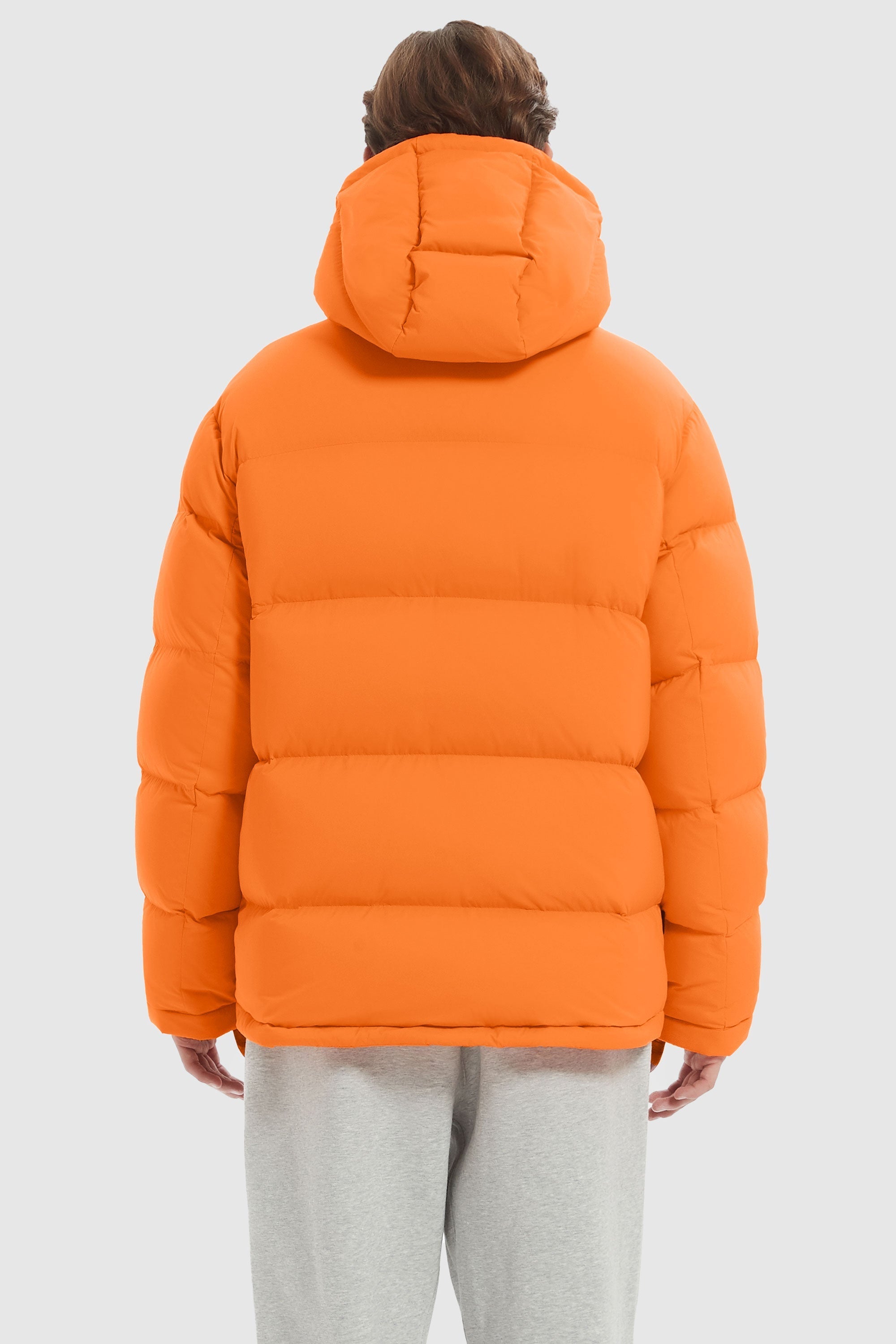 Orolay-Aurora Mens Lightweight Down Puffer-#color_Bright Marigold